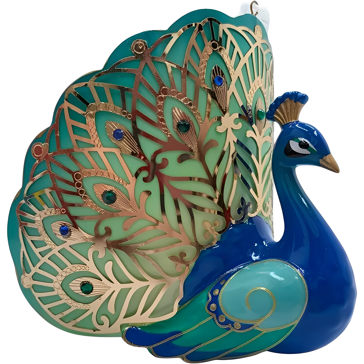 2016 Pretty Peacock Hallmark Ornament (Bird) QGO1484