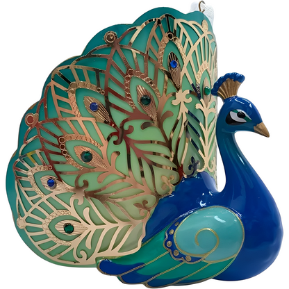 2016 Pretty Peacock Hallmark Ornament (Bird) QGO1484