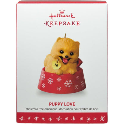2016 Puppy Love Hallmark Ornament (Puppy Love) QX9051