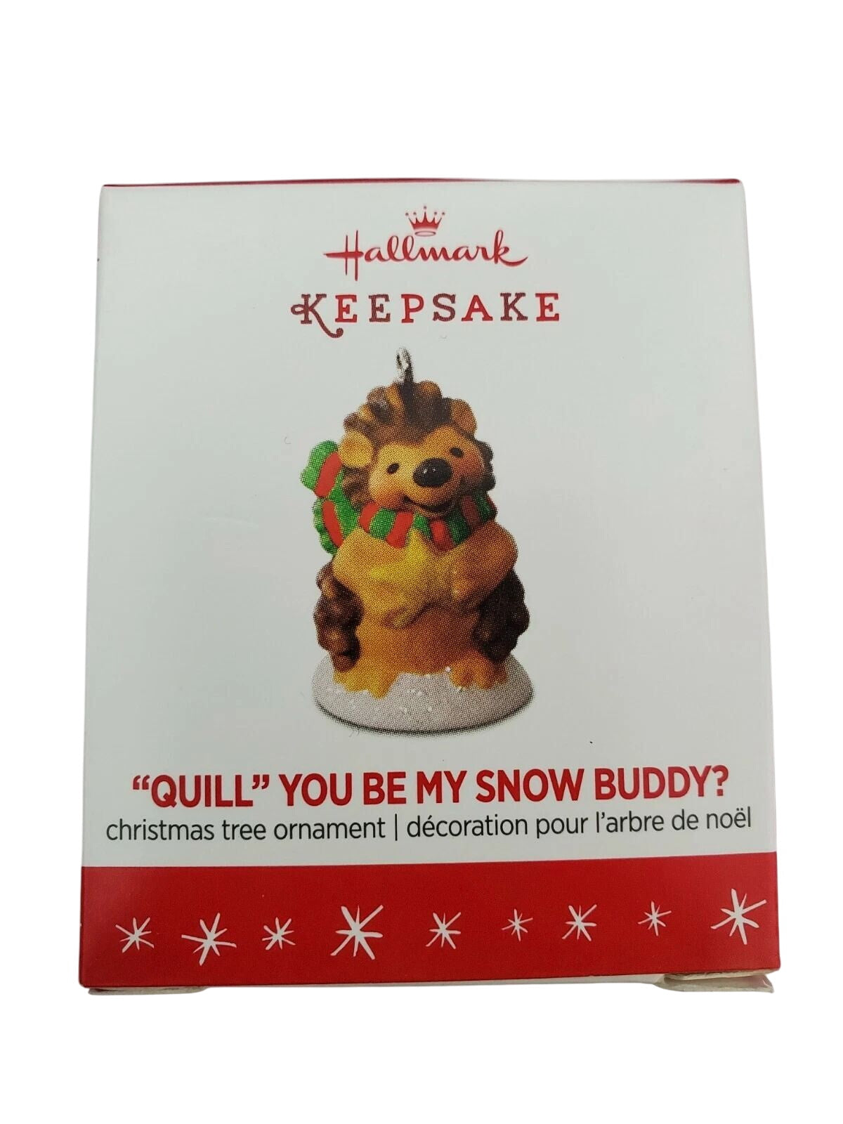 2016 "Quill" You Be My Snow Buddy? Hallmark Ornament (Hedgehog) QXM8541