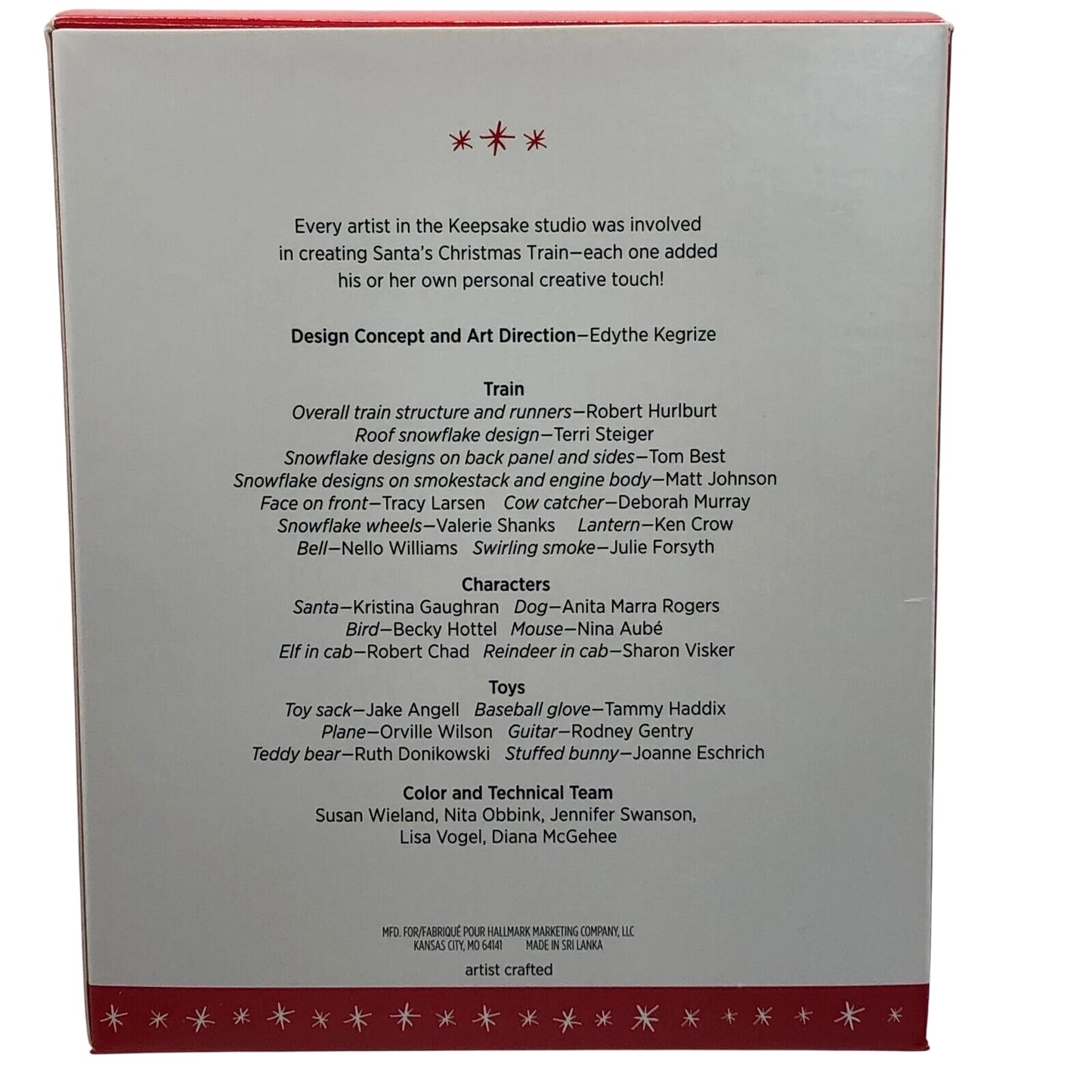 2016 Santa's Christmas Train Hallmark Ornament (Train) QXC5114