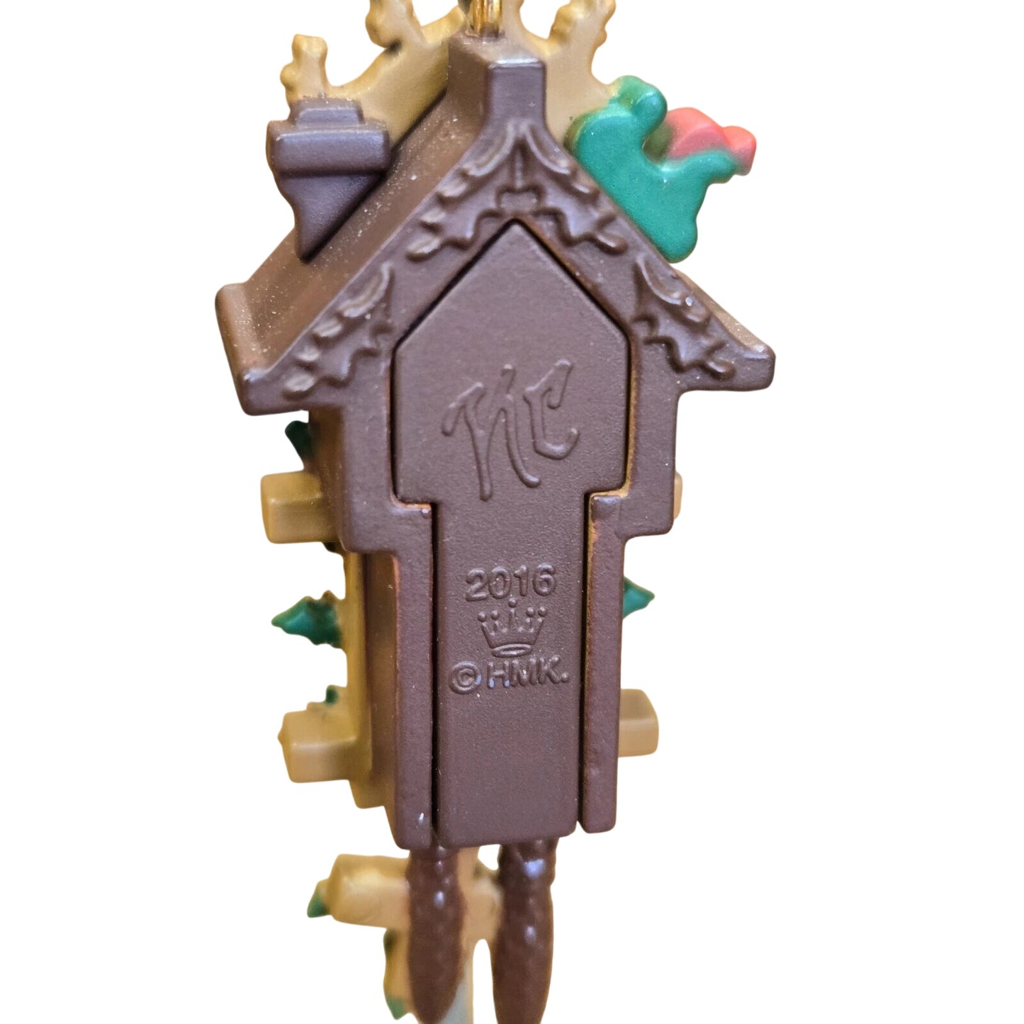 2016 Santa's Tiny Timekeeper Hallmark Ornament (Clock) QXM8594