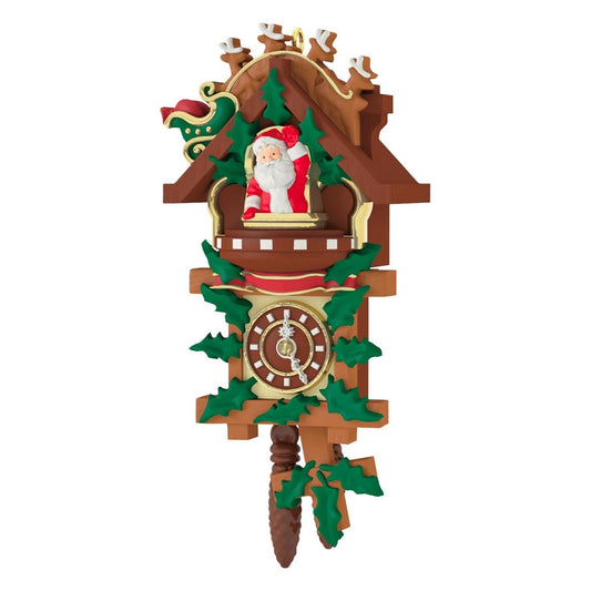 2016 Santa's Tiny Timekeeper Hallmark Ornament (Clock) QXM8594