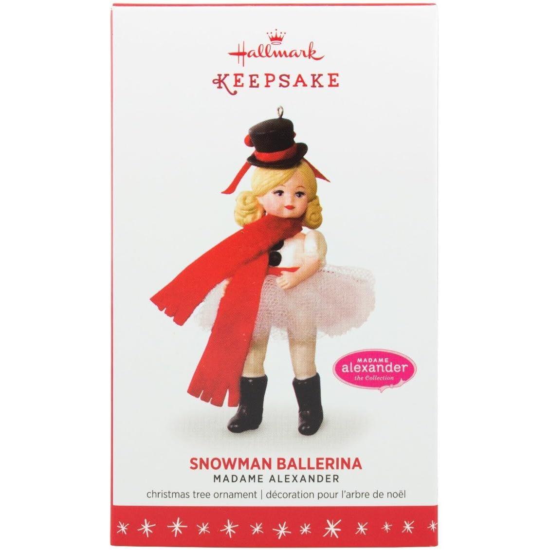 2016 SnowmanBallerina Hallmark Ornament (Madame Alexander) QX9134