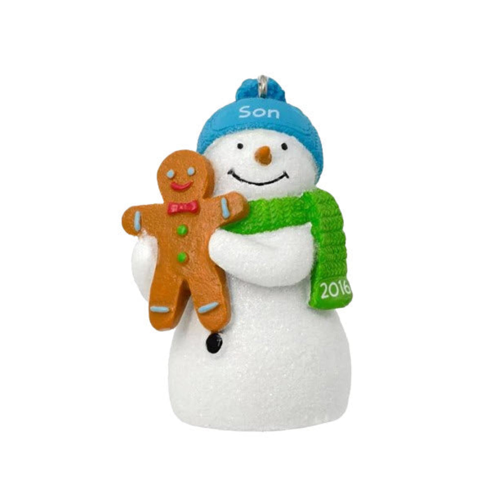 2016 Snowmen Hallmark Ornament (Gingerbread) 1HAJ1105