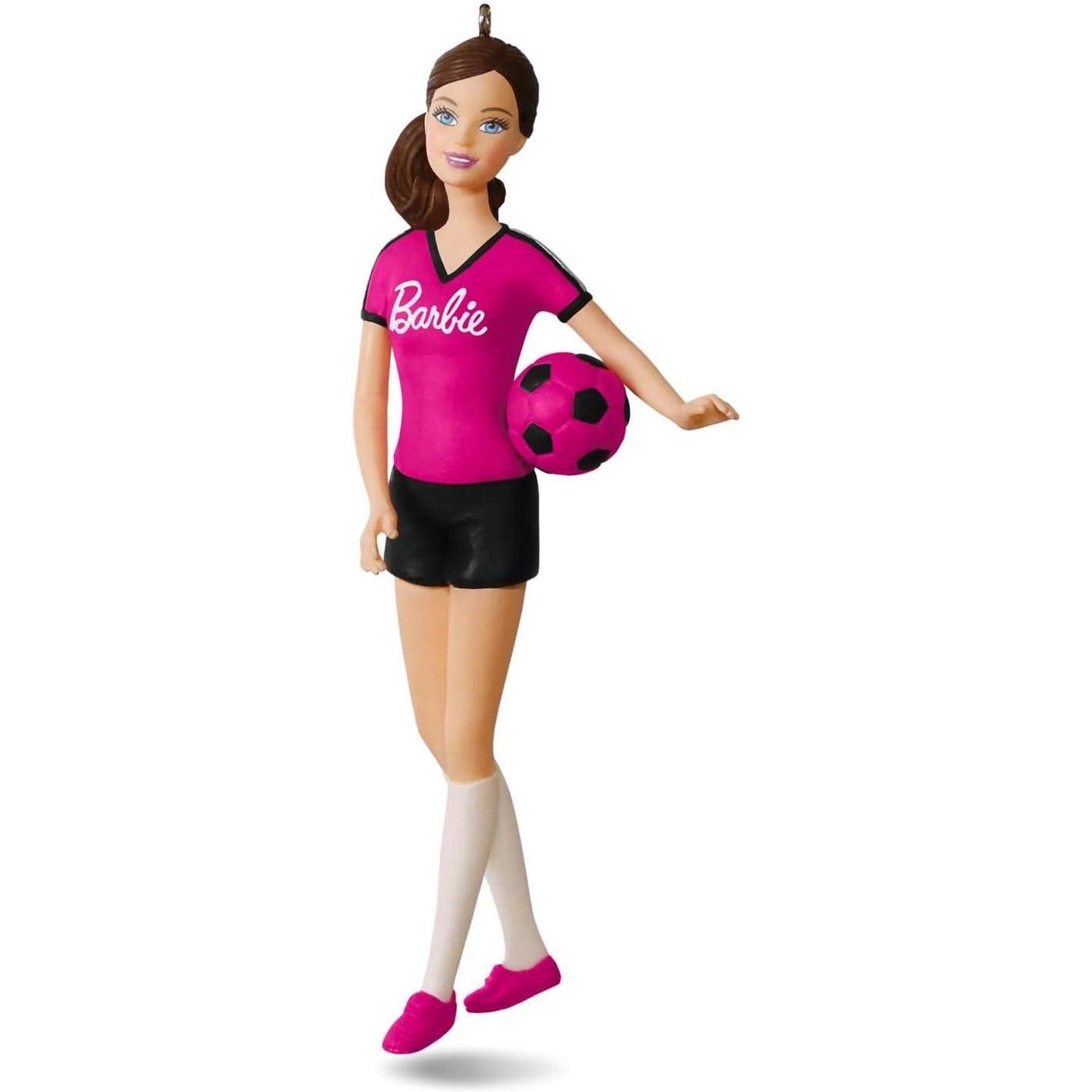 2016 Soccer Player Hallmark Ornament (Barbie) QXI3341