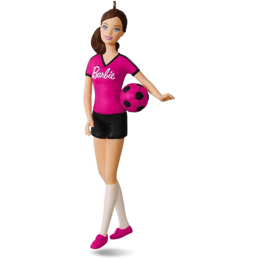 2016 Soccer Player Hallmark Ornament (Barbie) QXI3341