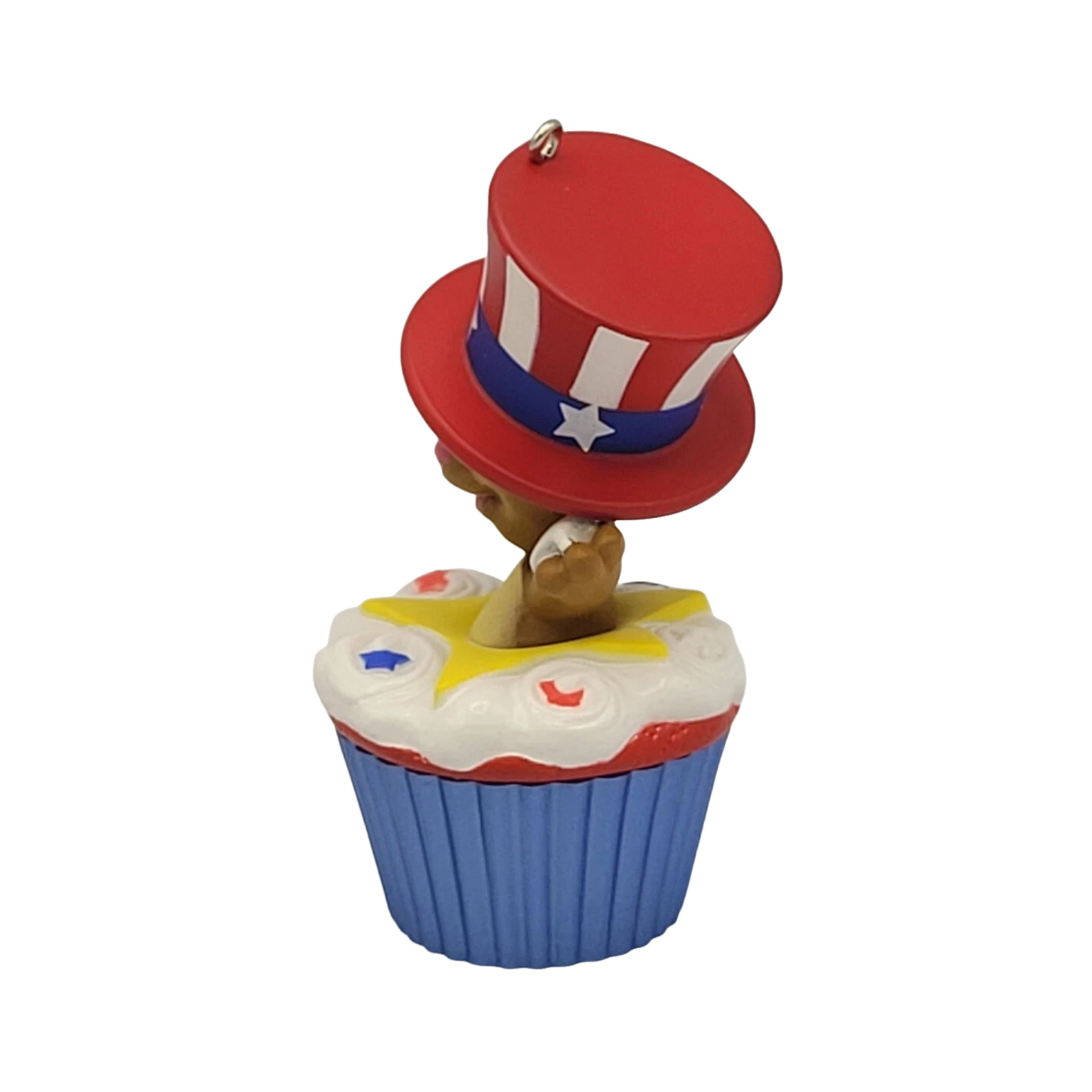 2016 Star-Spangled Bear Hallmark Ornament (Keepsake Cupcake) QHA1047 Image3
