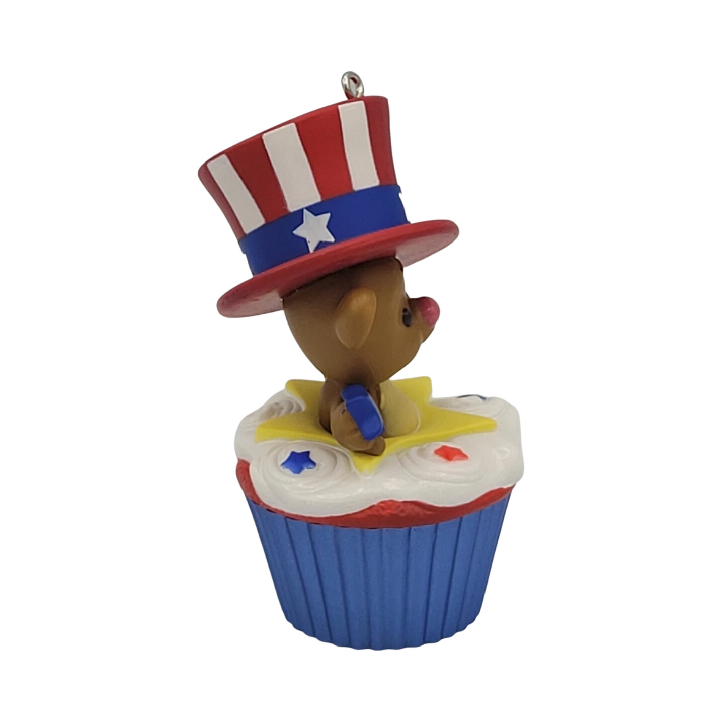2016 Star-Spangled Bear Hallmark Ornament (Keepsake Cupcake) QHA1047 Image4
