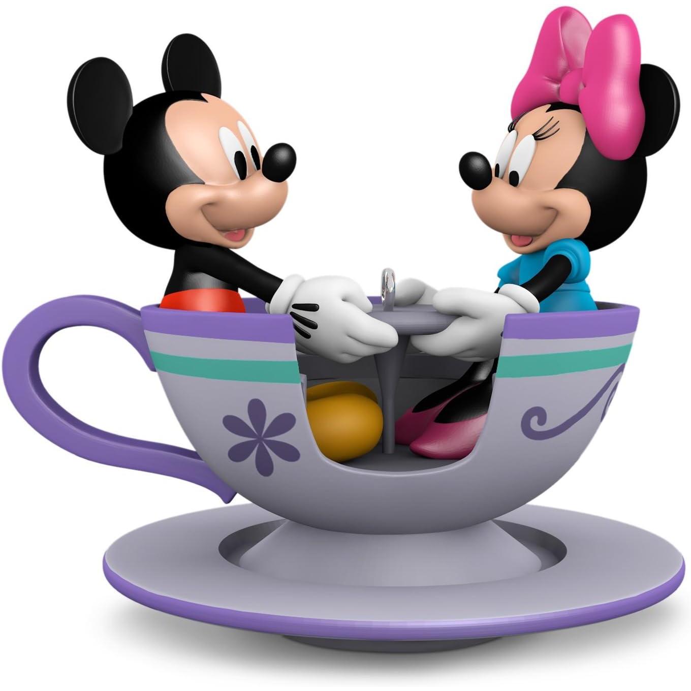 2016 Teacup for Two Hallmark Ornament (Mickey Mouse & Friends) QXD6021