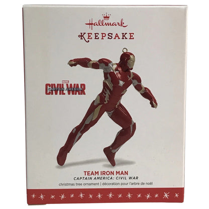 2016 Team Iron Man Hallmark Ornament (Super Heroes) QXI3454