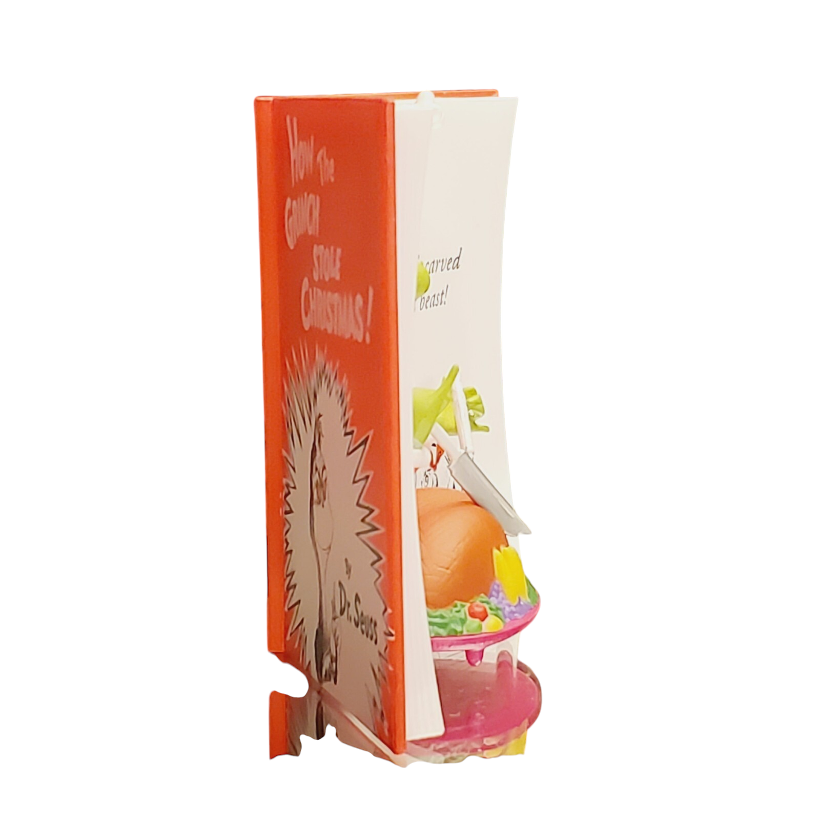 2016 The Grinch Carved The Roast Beat Hallmark Ornament (Dr. Seuss Books) QXI3381