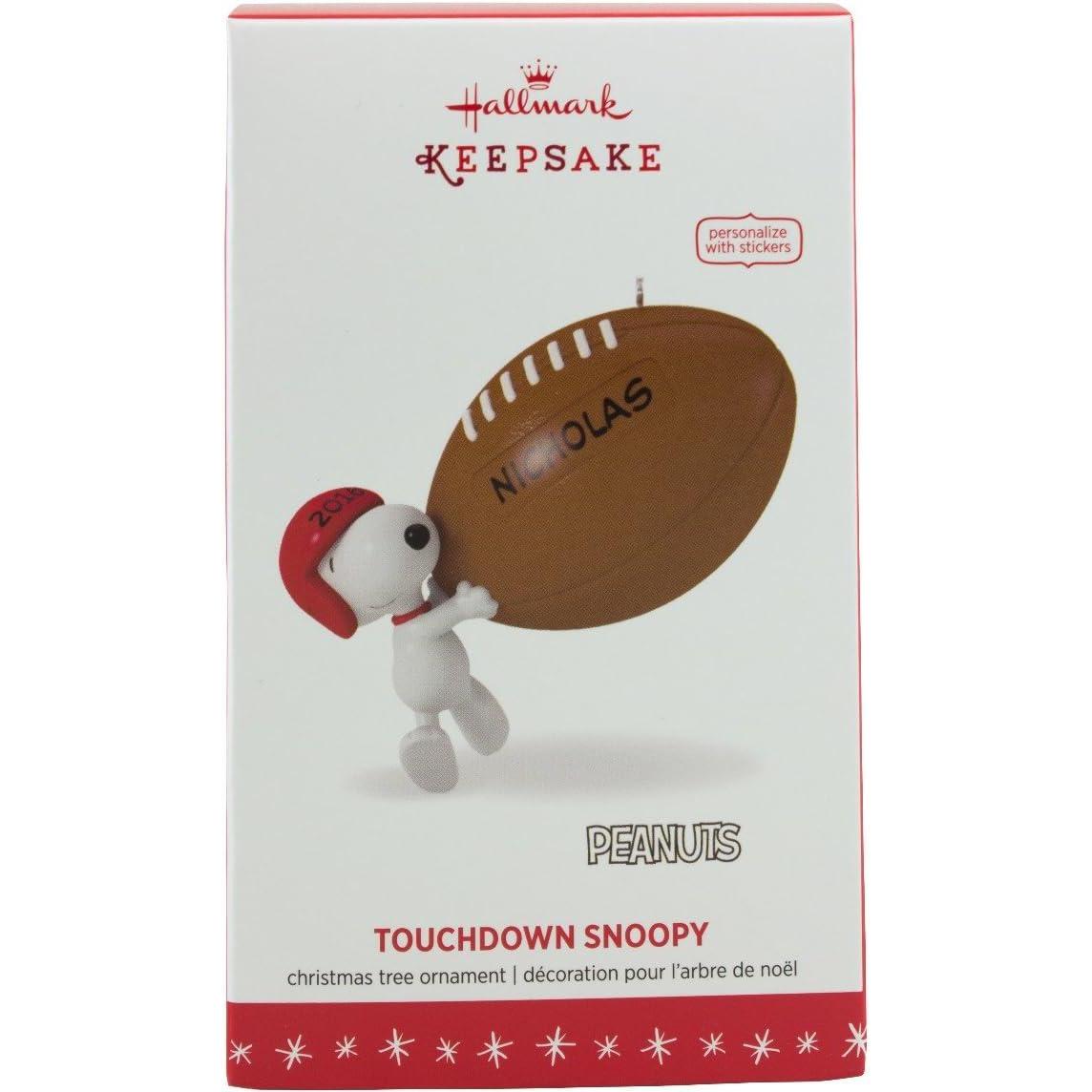 2016 Touchdown Snoopy Hallmark Ornament (Peanuts) QXI3314