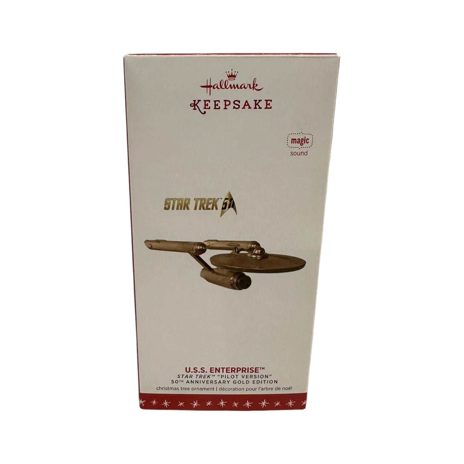 2016 U.S.S. Enterprise Pilot Version Hallmark Ornament (Star Trek) QCI3404