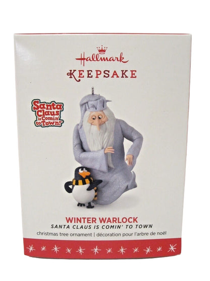 2016 Winter Warlock Hallmark Ornament (Santa Claus is Coming' To Town) QXI3174