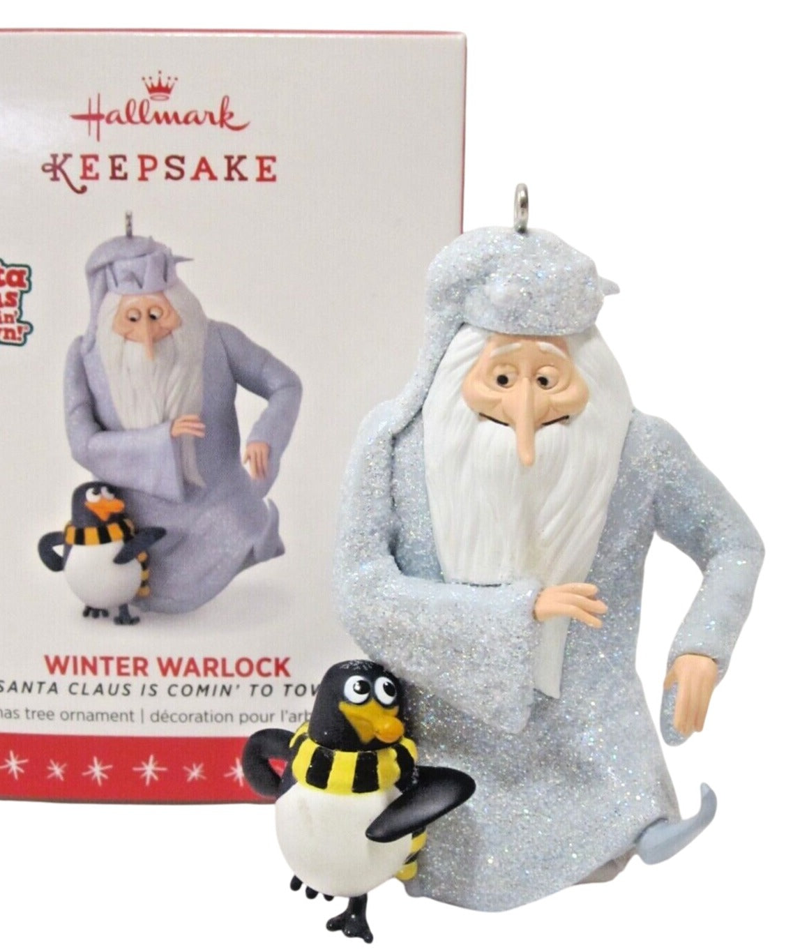 2016 Winter Warlock Hallmark Ornament (Santa Claus is Coming' To Town) QXI3174