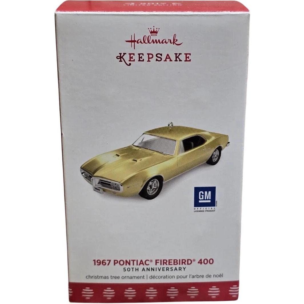 2017 1967 Pontiac Firebird 400 Hallmark Ornament (Classic American Cars) QXE3045