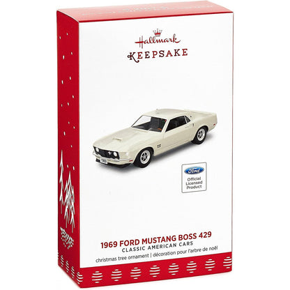 2017 1969 Ford Mustand Boss 429 Hallmark Ornament (Classic American Cars) QX9245
