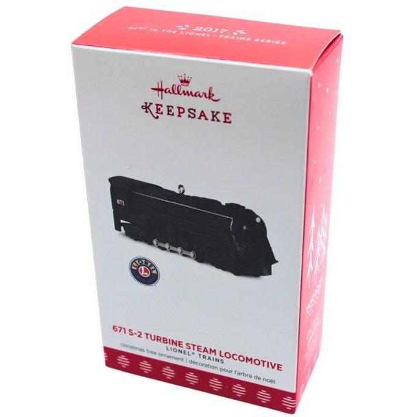 2017 671 S-2 Turbine Steam Locomotive Hallmark Ornament (Lionel) QX9262