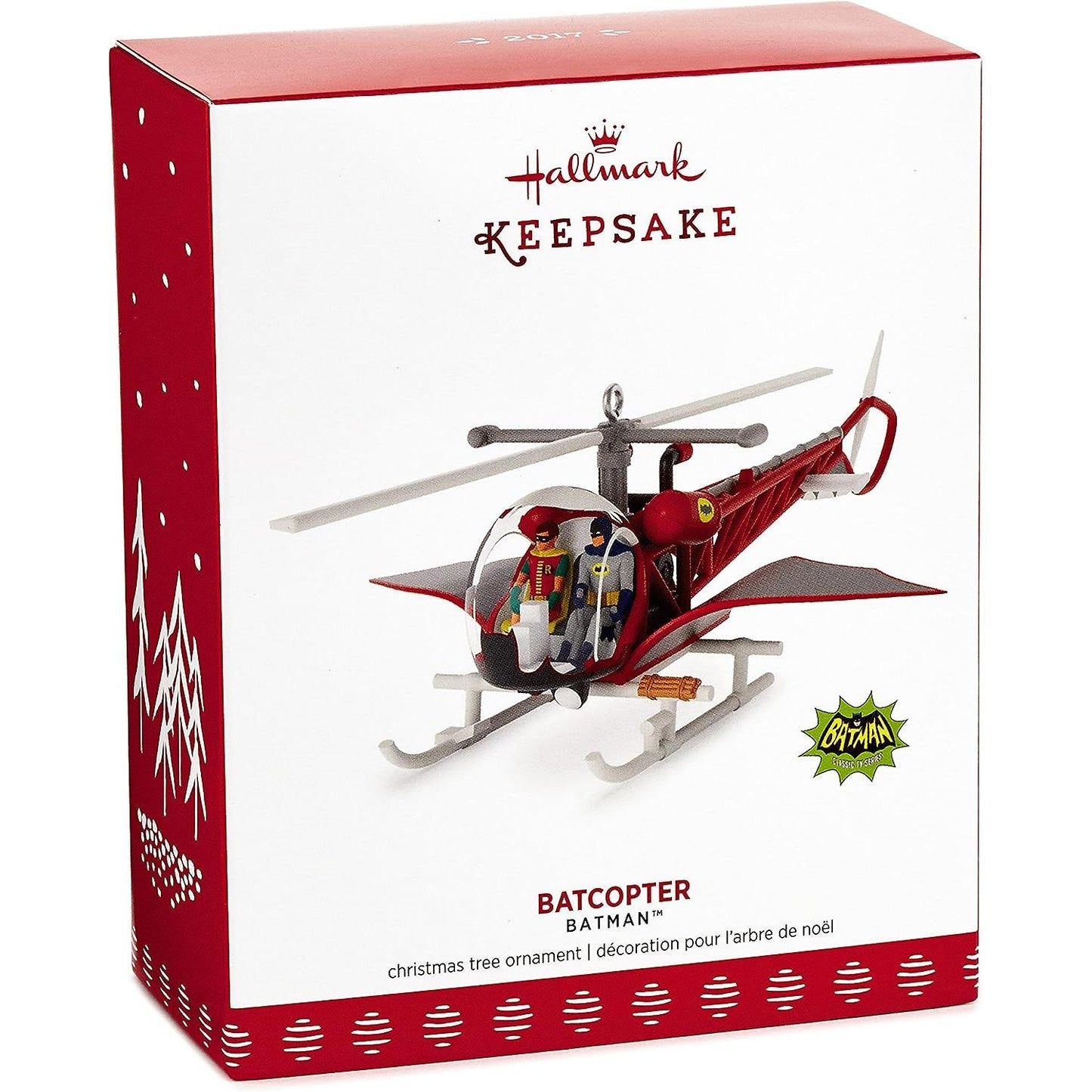 2017 Batcopter Hallmark Ornament (Super Heroes) QXI3065