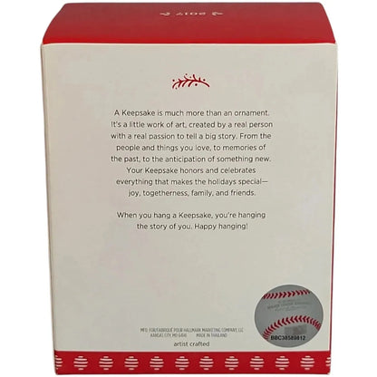 2017 Ben Zobrist, Chicago Cubs Hallmark Ornament (At the Ballpark) QXI1542