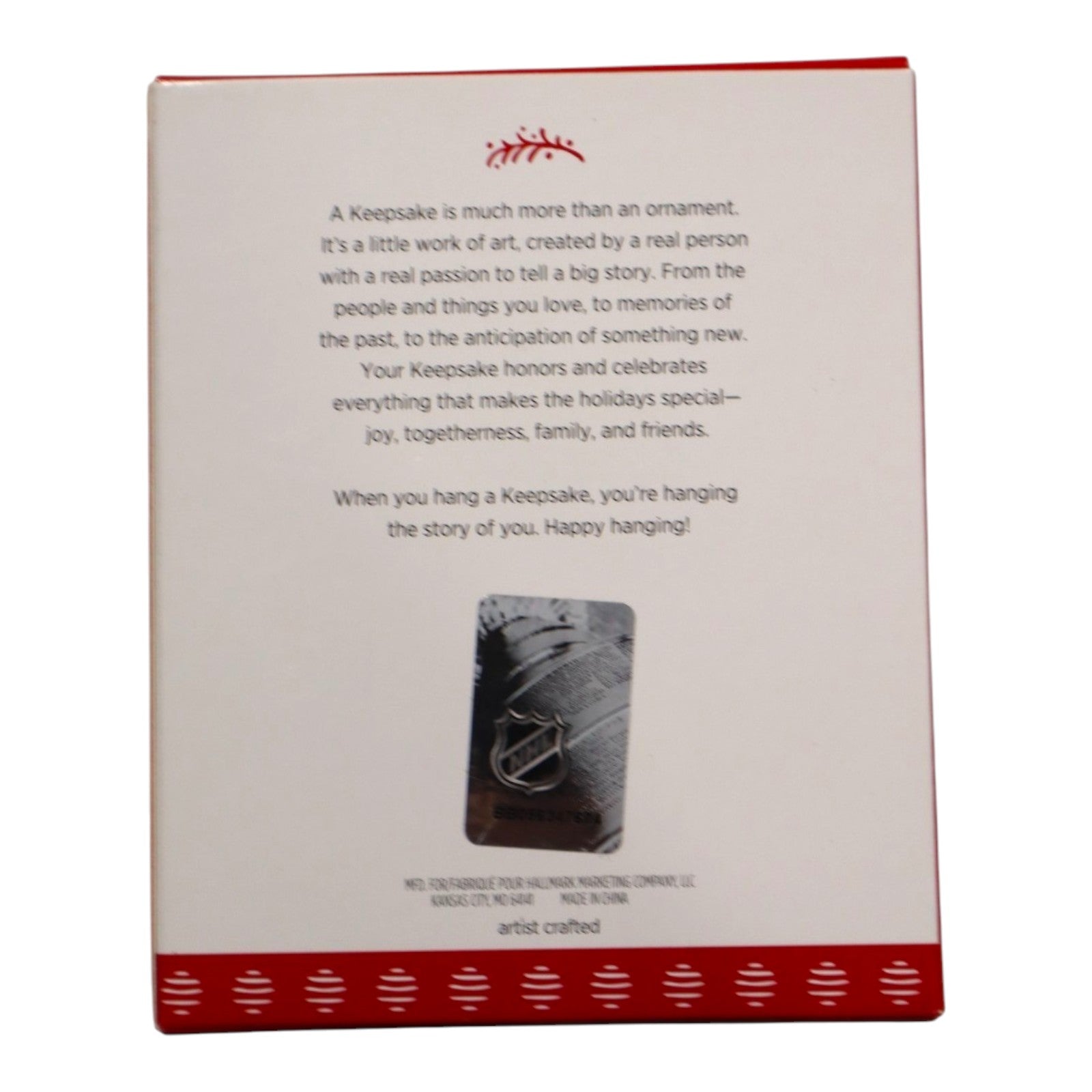 2017 Detroit Red Wings Jersey Hallmark Ornament (Hockey Jerseys) QSR1565