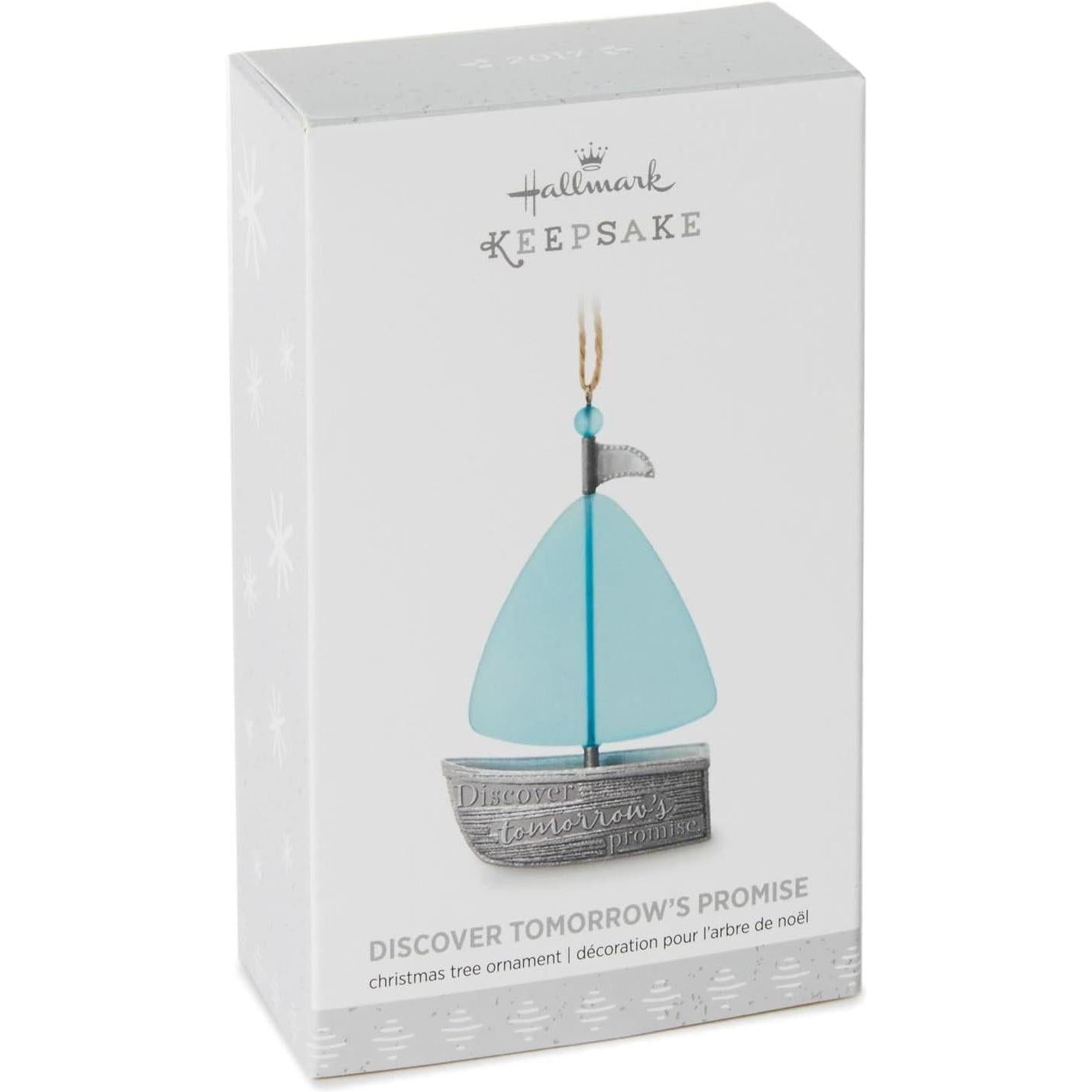 2017 Discover Tomorrow's Promise Hallmark Ornament (Boat) QHX1062