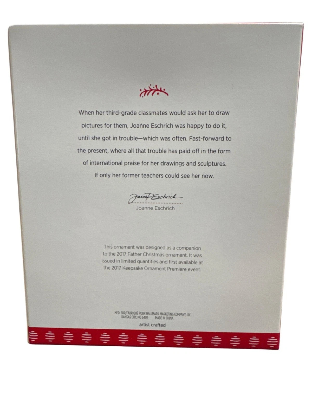 2017 Father Christmas's Reindeer Hallmark Ornament (Father Christmas) QXE3175