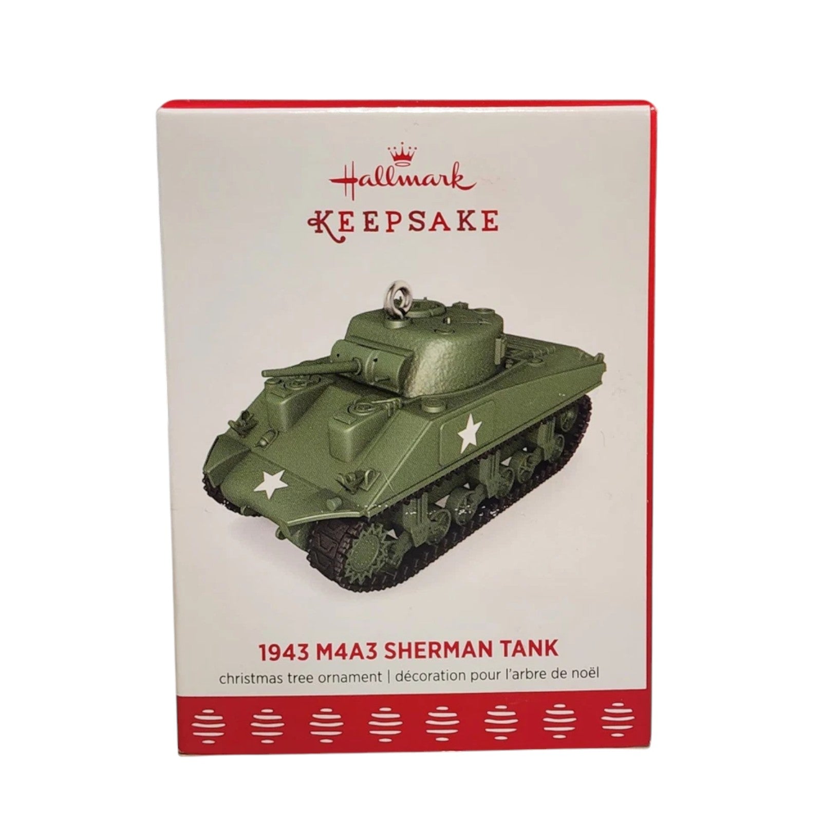 2017 (1943) M4A3 Sherman Tank Hallmark Ornament (Classic American Cars) QXI3185