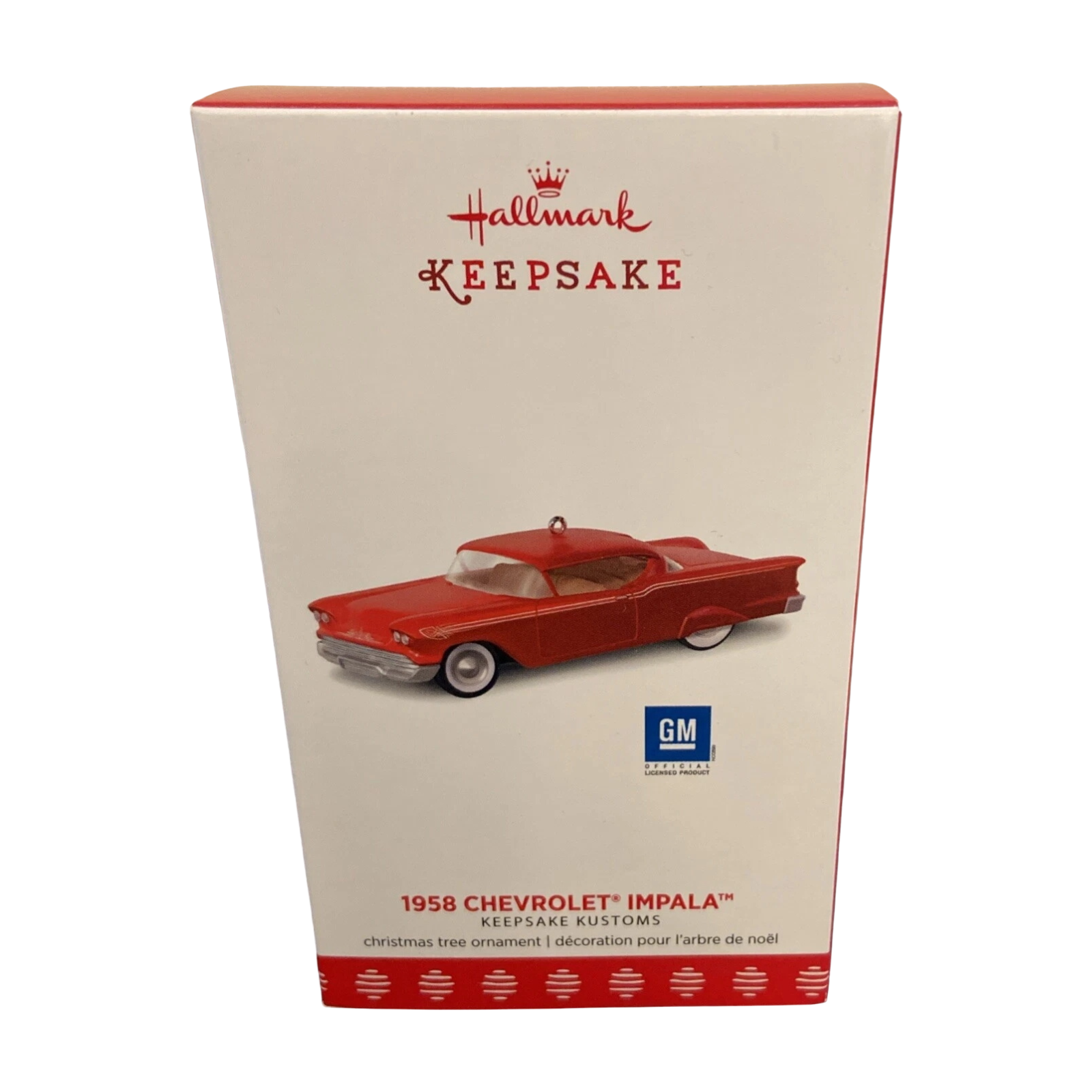 2017 Hallmark Ornament (1958) Chevrolet Impala Hallmark Ornament (Keepsake Kustoms) QX9014