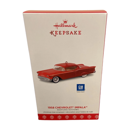2017 Hallmark Ornament (1958) Chevrolet Impala Hallmark Ornament (Keepsake Kustoms) QX9014