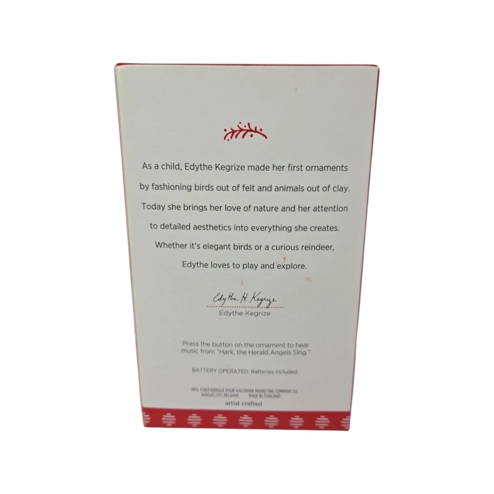 2017 Hark, The Herald Angels Sing! Hallmark Ornament (Piano) QSM7805