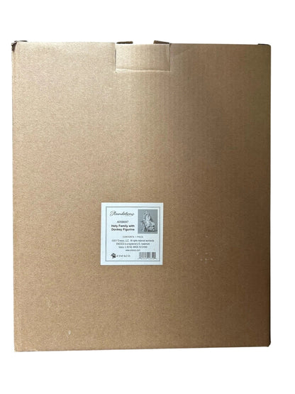 2017 Holy Family with Donkey Hanging Ornament (Enesco)