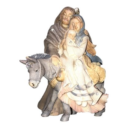 2017 Holy Family with Donkey Hanging Ornament (Enesco)