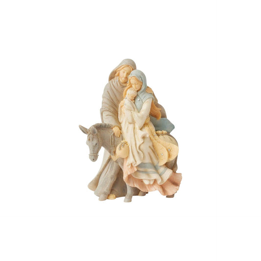 2017 Holy Family with Donkey Hanging Ornament