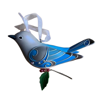 2017 Lady Mountain Bluebird Hallmark Ornament (Beauty of Birds) QXE3155
