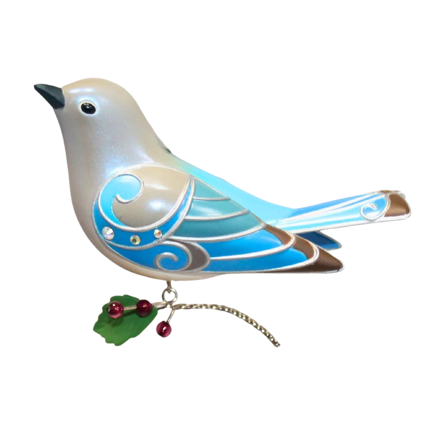 2017 Lady Mountain Bluebird Hallmark Ornament (Beauty of Birds) QXE3155