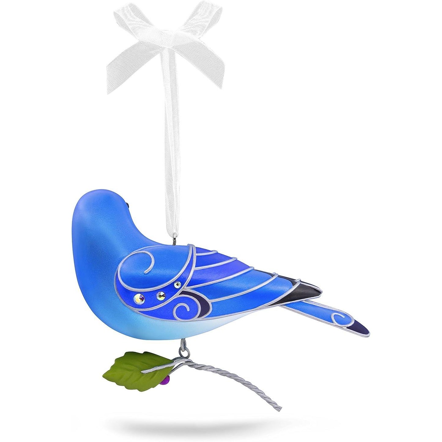 2017 Mountain Bluebird Hallmark Ornament (Beauty of Birds) QX9355