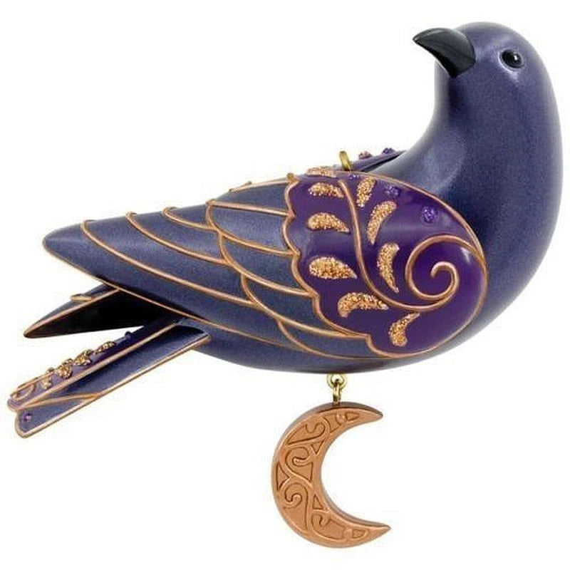 2017 Ravishing Raven Hallmark Ornament (Beauty of Birds) QFO5245