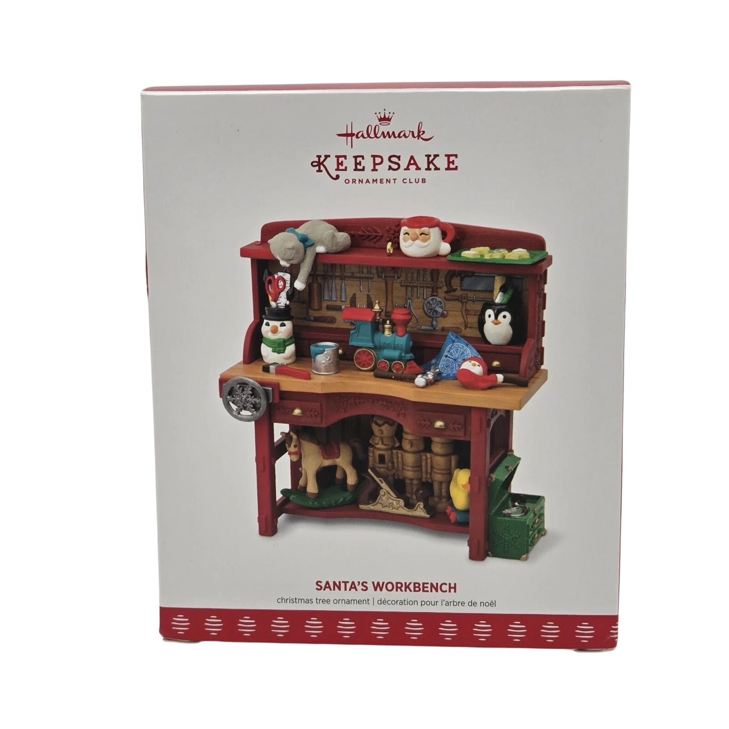 2017 Santa's Workbench Hallmark Ornament (Kringles) QXC5024