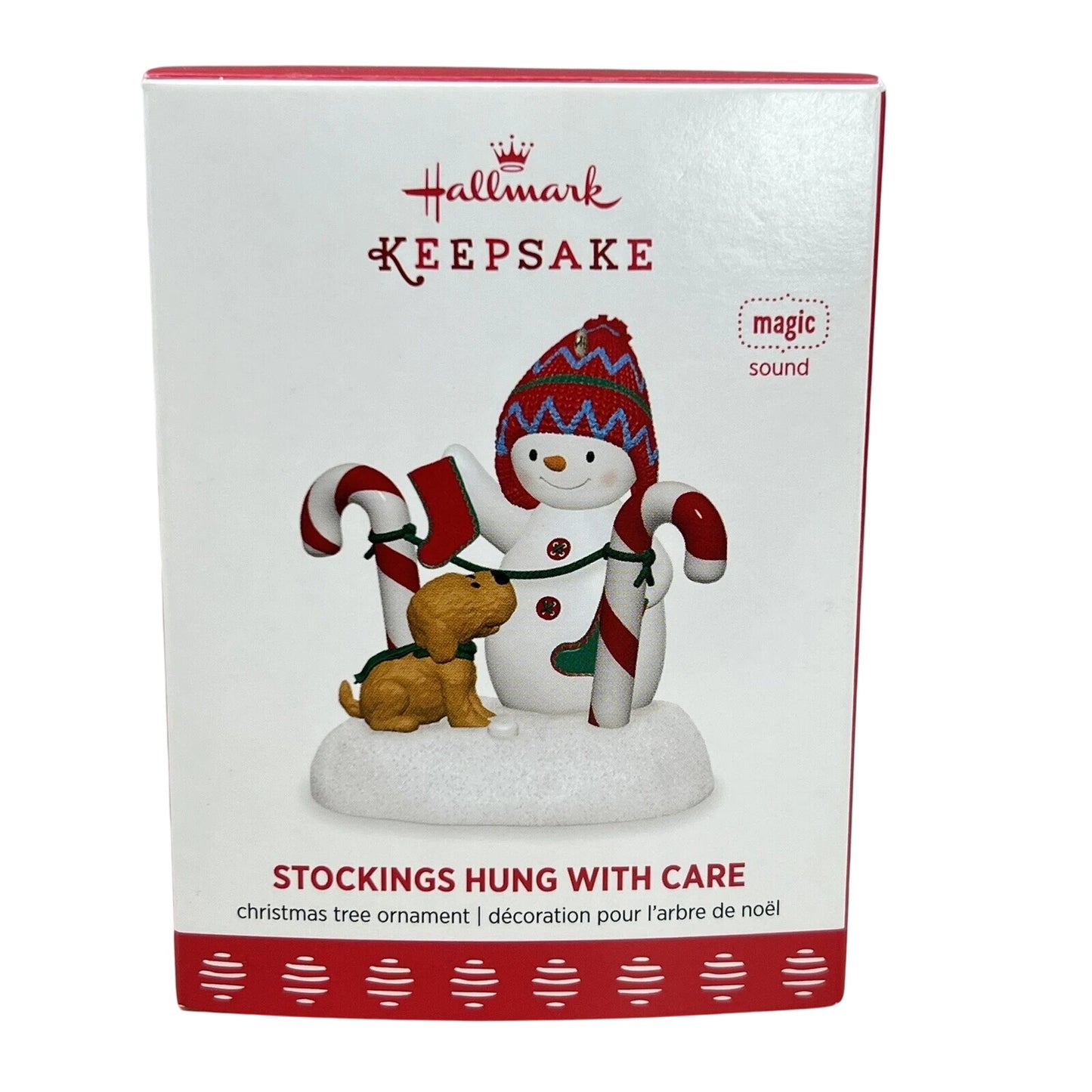 2017 Stockings Hung With Care Hallmark Ornament (Snowmen) QGO1885