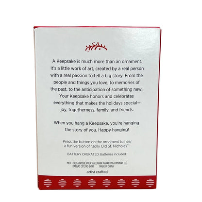 2017 Stockings Hung With Care Hallmark Ornament (Snowmen) QGO1885