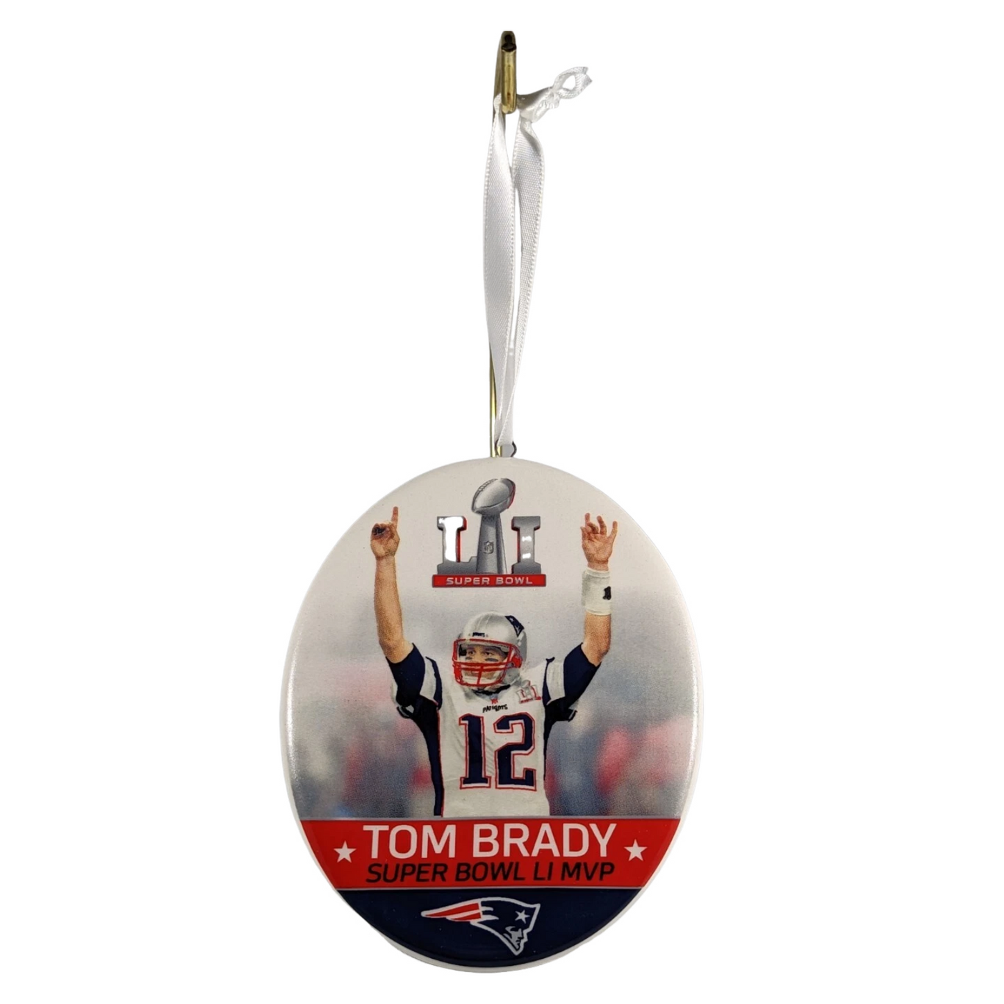 2017 Tom Brady Hallmark Ornament (Football Legends) QSR1912