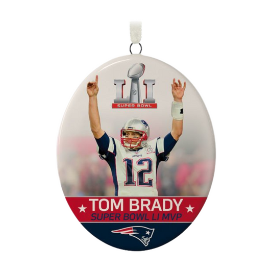 2017 Tom Brady Hallmark Ornament (Football Legends) QSR1912