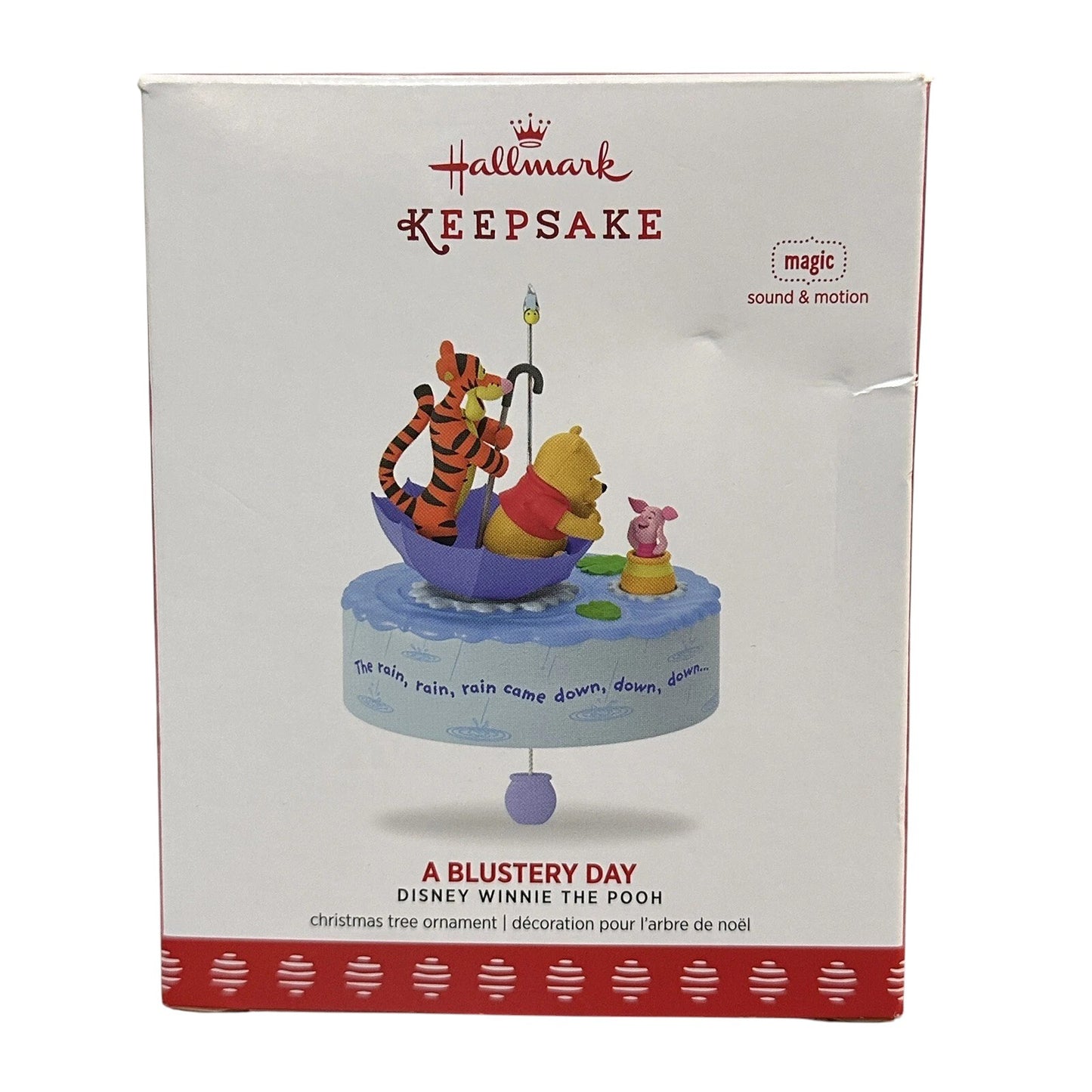 2017 A Blustery Day Hallmark Ornament (Winnie the Pooh) QXD6165