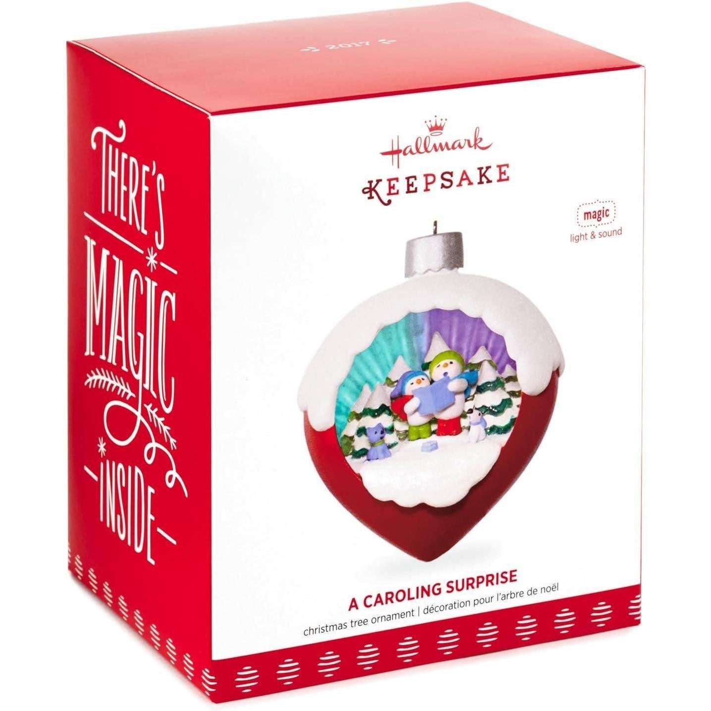 2017 A Caroling Surprise Hallmark Ornament (A Caroling Surprise) QGO1212