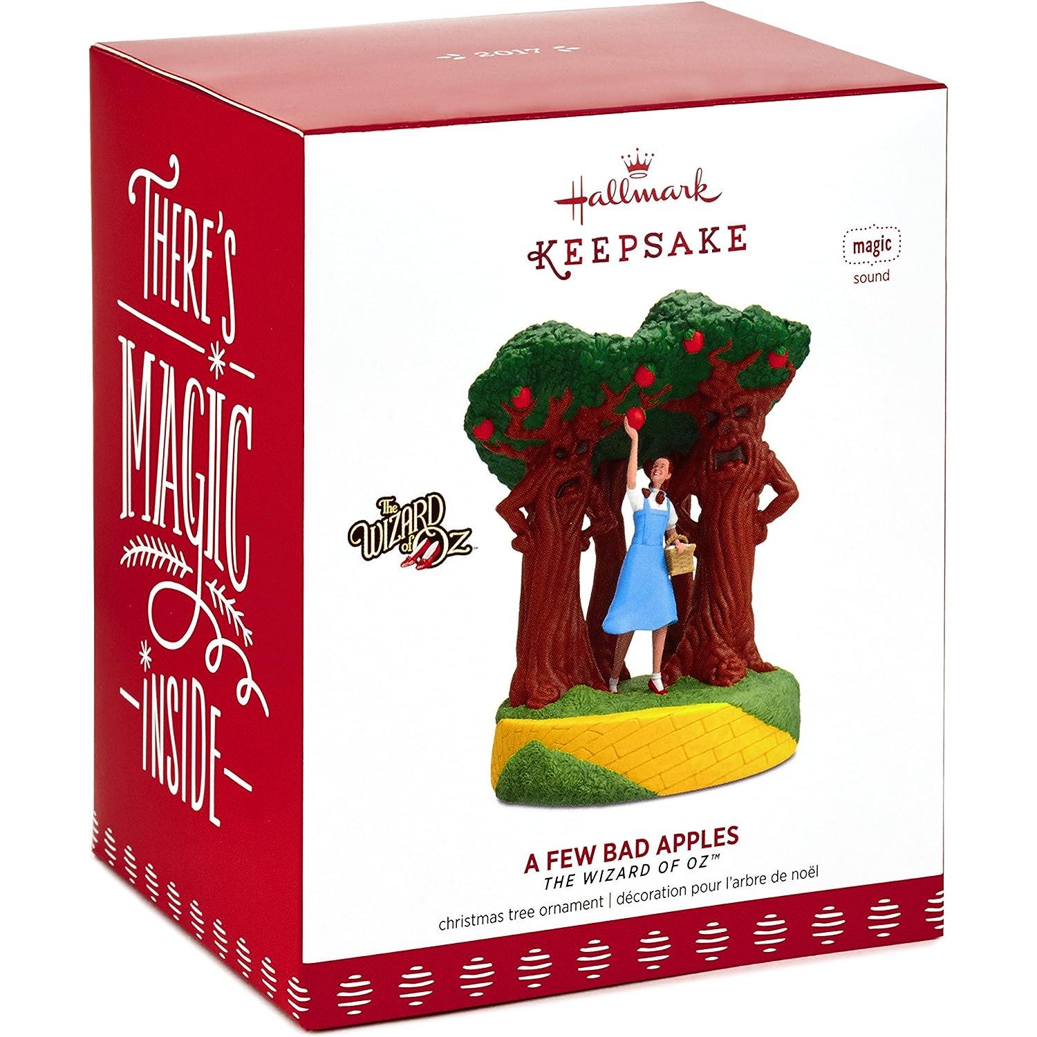 2017 A Few Bad Apples Hallmark Ornament (The Wizard of Oz) QXI3025