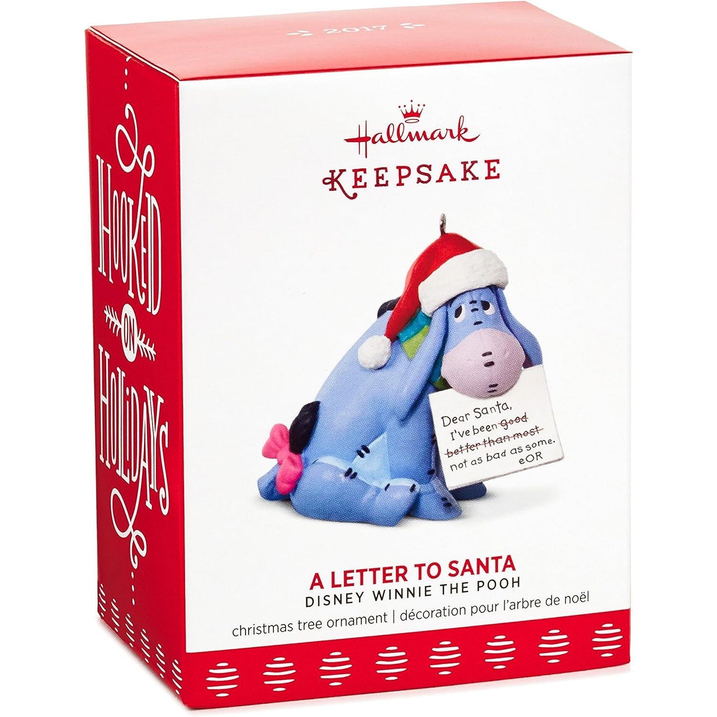 2017 A Letter To Santa Hallmark Ornament (Winnie The Pooh) QXD6152