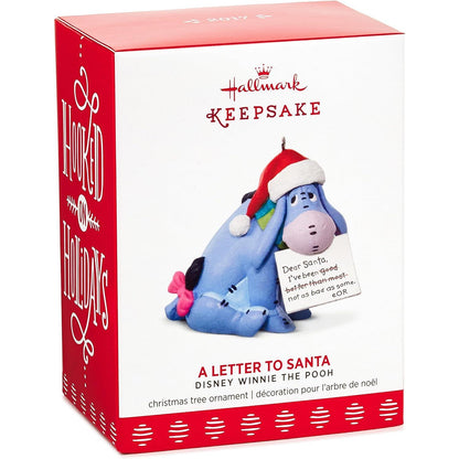 2017 A Letter To Santa Hallmark Ornament (Winnie The Pooh) QXD6152