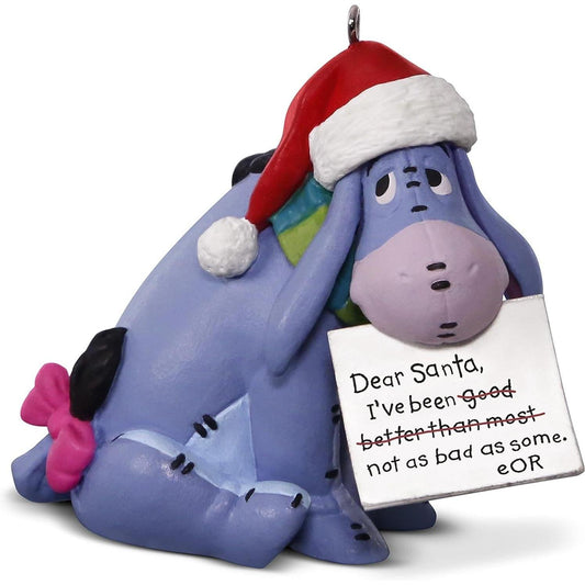 2017 A Letter To Santa Hallmark Ornament (Winnie The Pooh) QXD6152